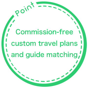 Point: Commission-free custom travel plans and guide matching